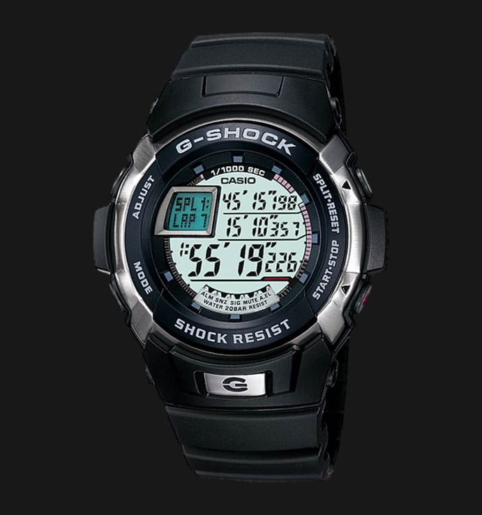 Casio G-Shock G-7700-1DR Digital Dial Black Resin Band