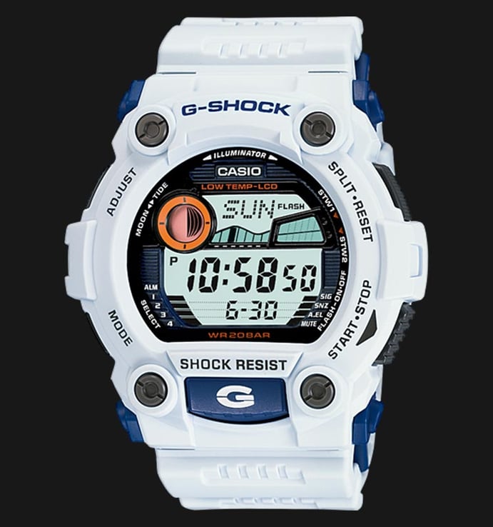 Casio G-Shock G-7900A-7DR Digital Dial White Resin Band