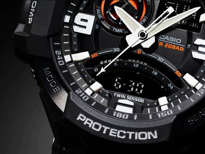 Casio G-Shock GULFMAN G-9100-1ER Man Black Resin Watch
