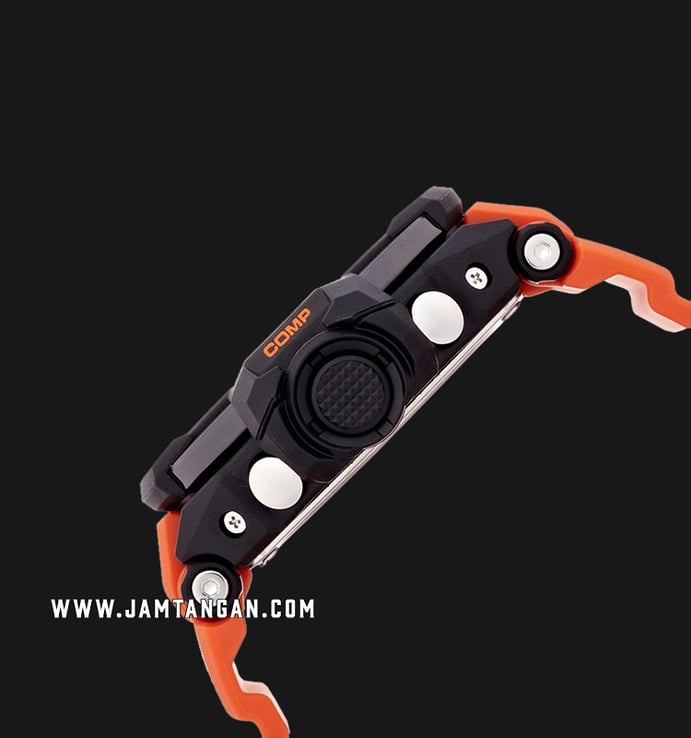 Casio G-Shock Gravitymaster GA-1000-4ADR G-Aviation Twin Sensor Digital Compass Orange Resin Band