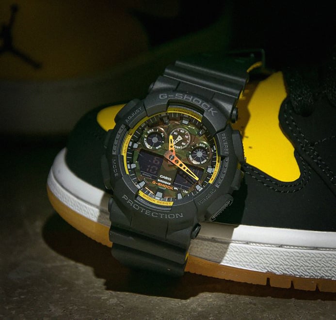 Casio G-Shock GA-100BY-1AJF Special Color Models Resin Band