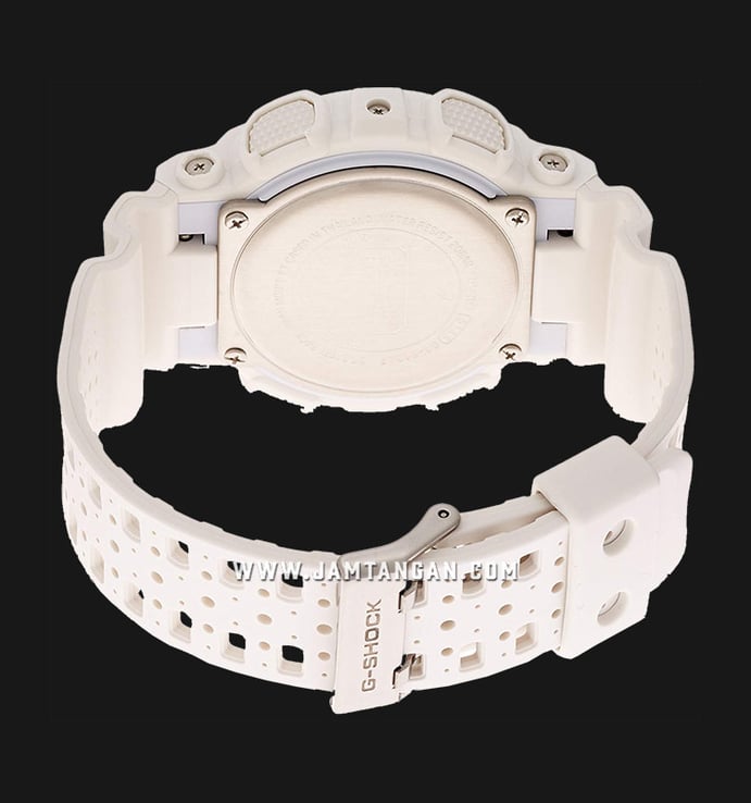 Casio G-Shock GA-110C-7AER Digital Analog Dial White Resin Band