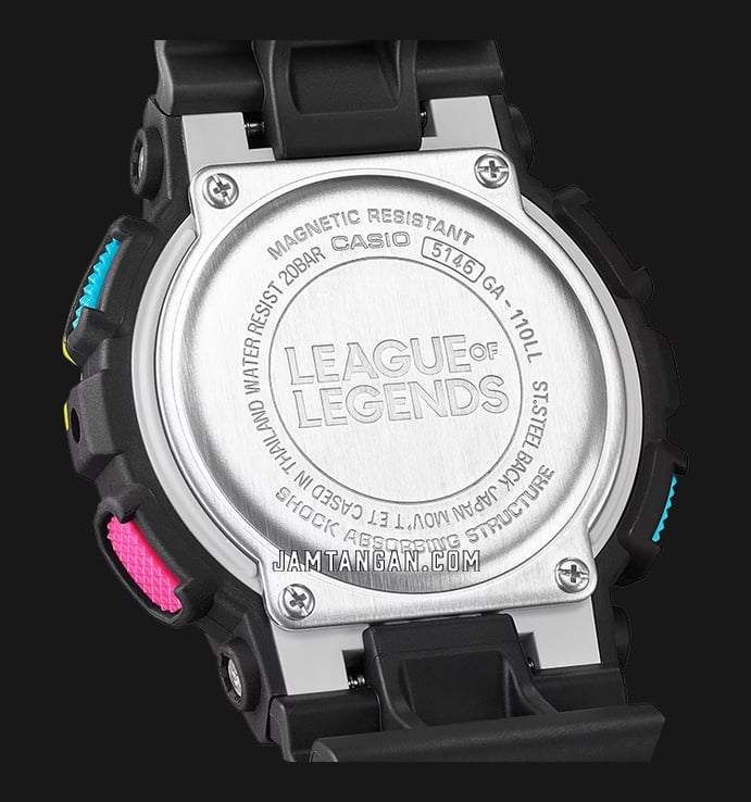 Casio G-Shock X League Of Legend GA-110LL-1ADR Jinx Edition Resin Band Special Edition