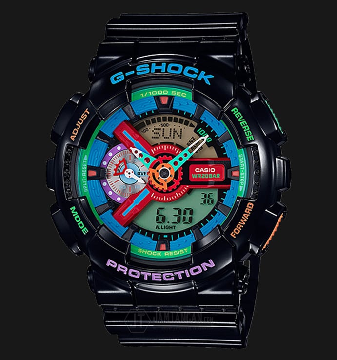 Casio G-Shock GA-110MC-1ADR - Water Resistance 200M Resin Band Limited Models