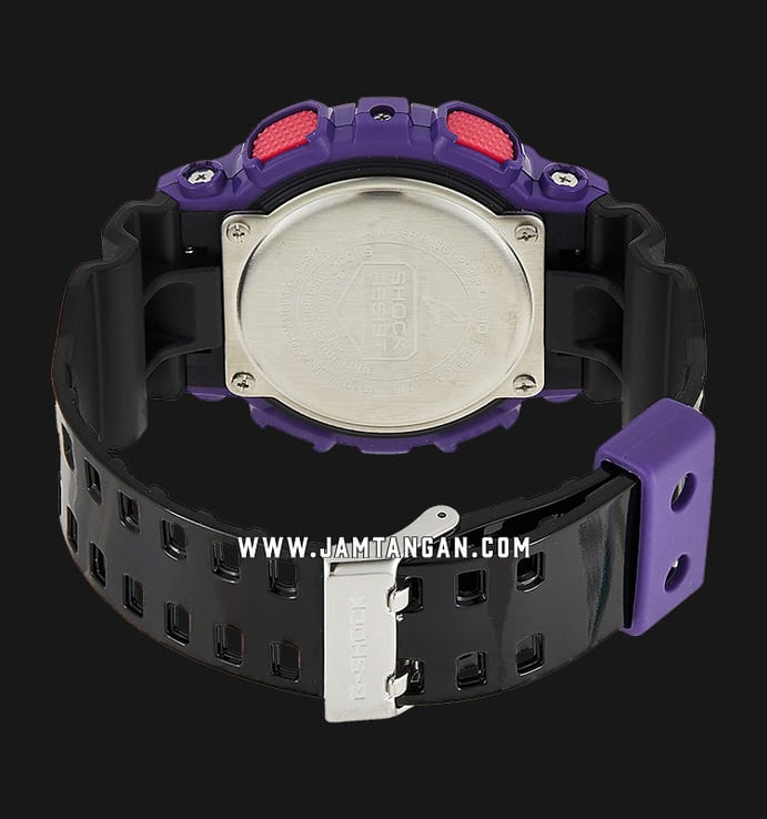 Casio G-Shock GA-110NC-6ADR Multi Tone Digital Analog Dial Purple Resin Band