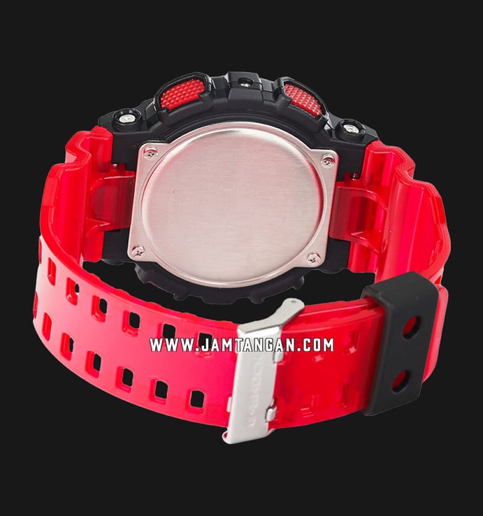 Casio G-Shock GA-110RB-1AER Men Digital Analog Dial Red Resin Band