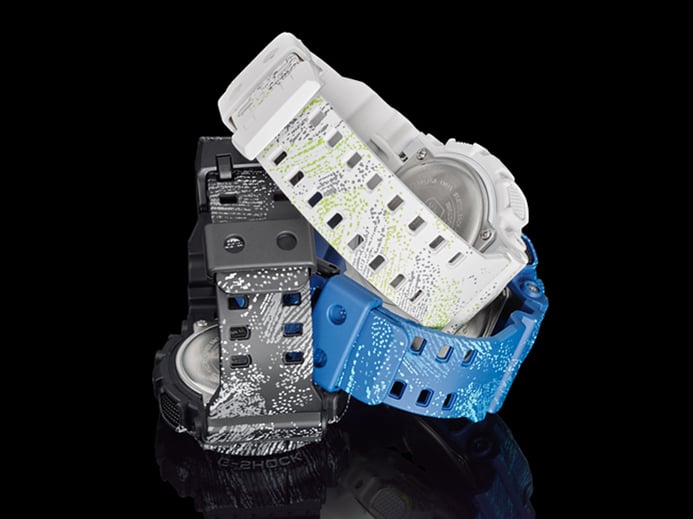 Casio G-Shock GA-110TX-2ADR Digital Analog Dial Blue Mist Texture Resin Strap