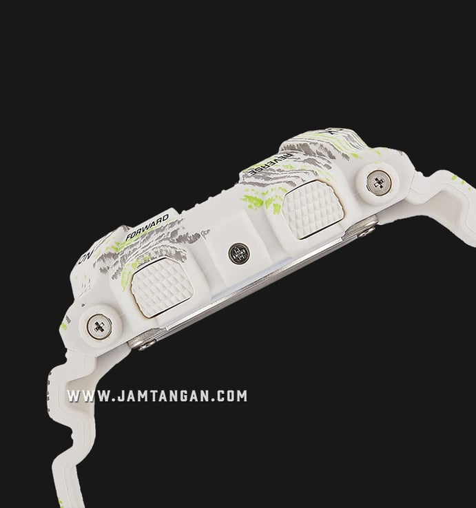 Casio G-Shock GA-110TX-7ADR Digital Analog Dial White Mist Texture Resin Strap