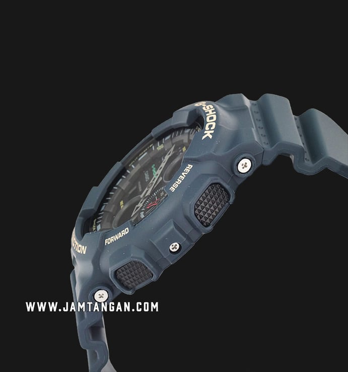 Casio G-Shock GA-140-2ADR Men Digital Analog Dial Blue Resin Strap