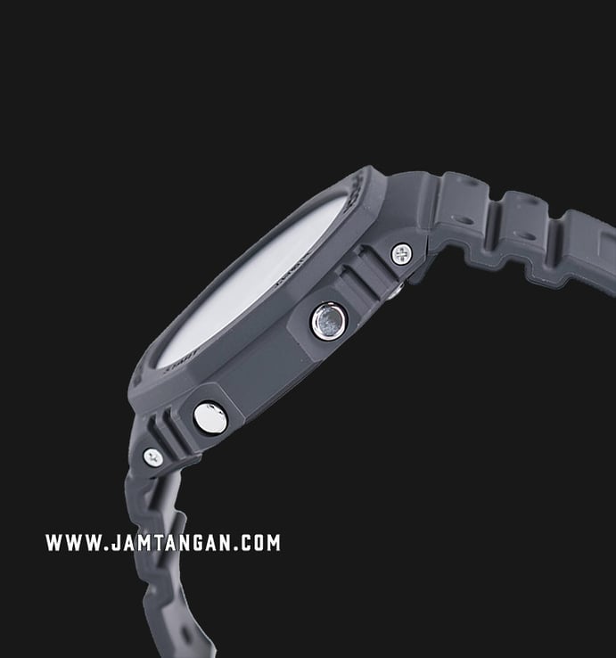 Casio G-Shock GA-2100CA-8ADR Utility Camo Digital Analog Dial Grey Resin Band