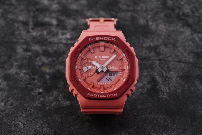 Casio G-Shock GA-2110SL-4A4DR CasiOak Pink Series For Spring And Summer Pink Resin Band