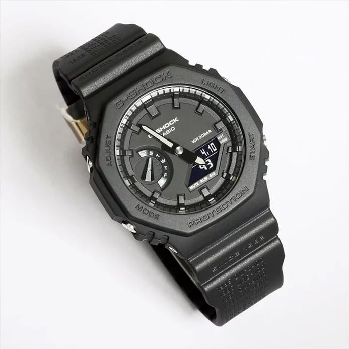Casio G-Shock GA-2140RE-1ADR 40th Anniversary REMASTER BLACK Resin Band Limited Edition