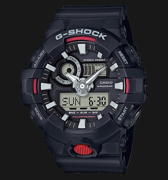 Casio G-Shock GA-700-1AJF Water Resistant 200M Resin Band