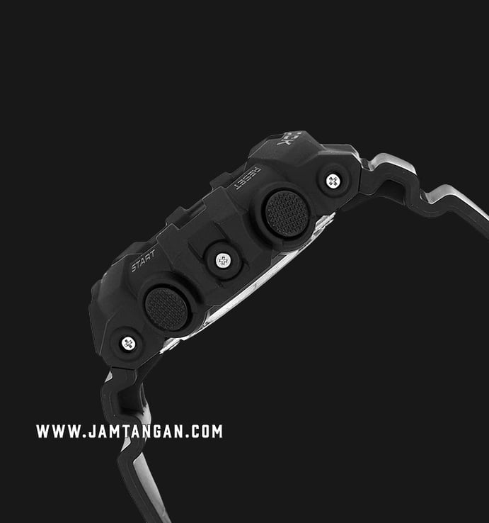 Casio G-Shock GA-700-1BDR Men Digital Analog Dial Black Resin Band