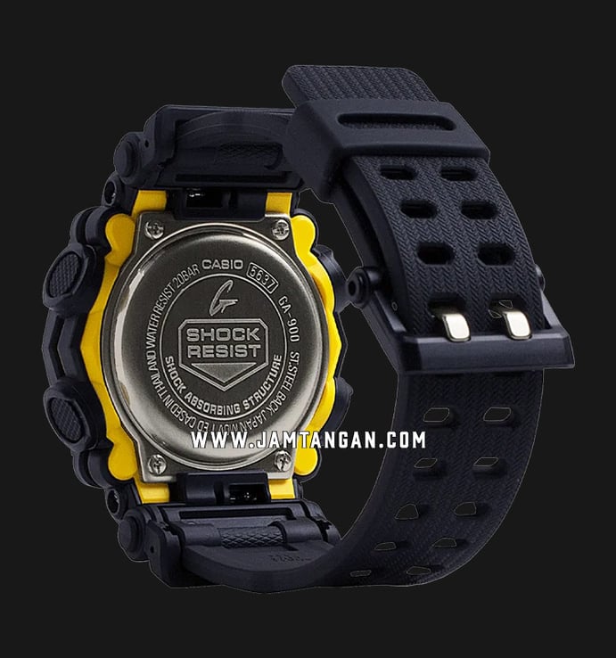 Casio G-Shock GA-900-1ADR Heavy Duty Black Digital Analog Dial Black Resin Band