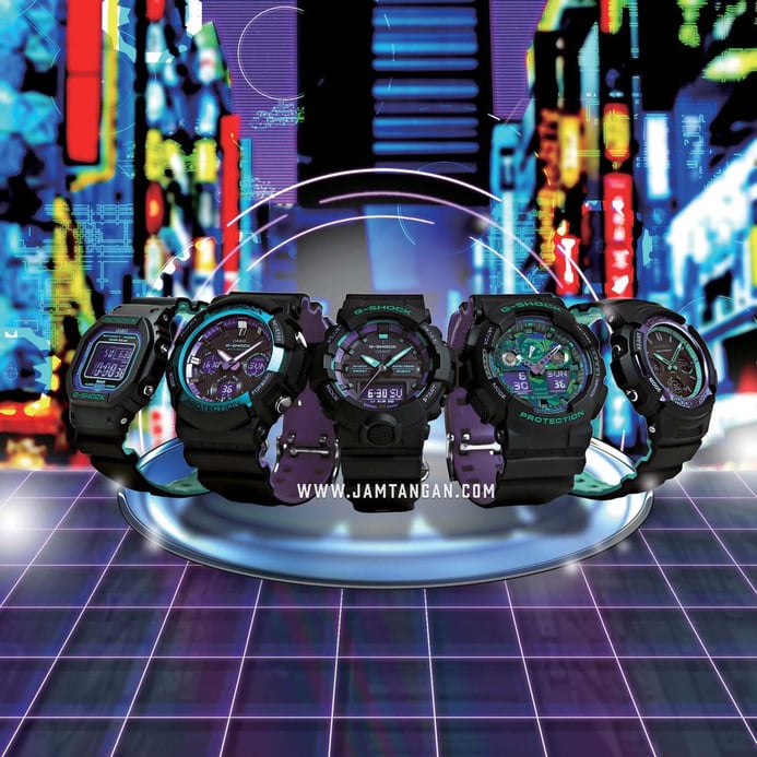 Casio G-Shock GAW-100BL-1AJF Multiband 6 Black Dial Black Resin Band