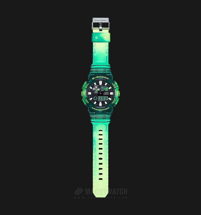 Casio G-Shock GAX-100MSA-3ADR G-Lide Green Resin Band 