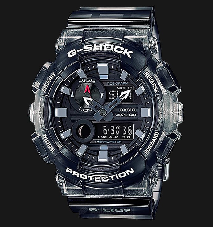 Casio G-Shock GAX-100MSB-1ADR G-Lide Black Resin Band 