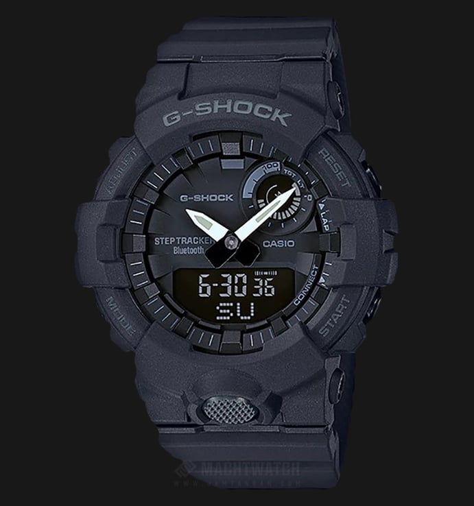 Casio G-Shock G-Squad GBA-800-1ADR Men Digital Analog Dial Resin Band