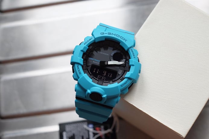 Casio G-shock G-Squad GBA-800-2A2DR Digital Analog Dial Blue Resin Band