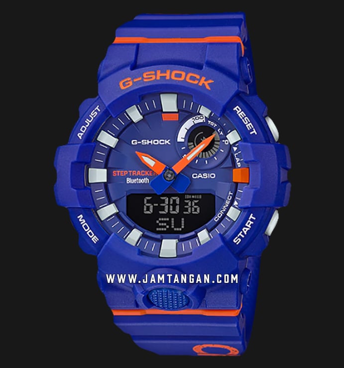 Casio G-Shock G-Squad GBA-800DG-2ADR Men Digital Analog Dial Blue Resin Band