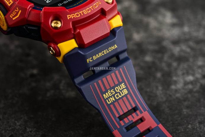 Casio G-Shock X FC Barcelona Matchday GBD-100BAR-4DR Digital Dial Dual Tone Resin Band