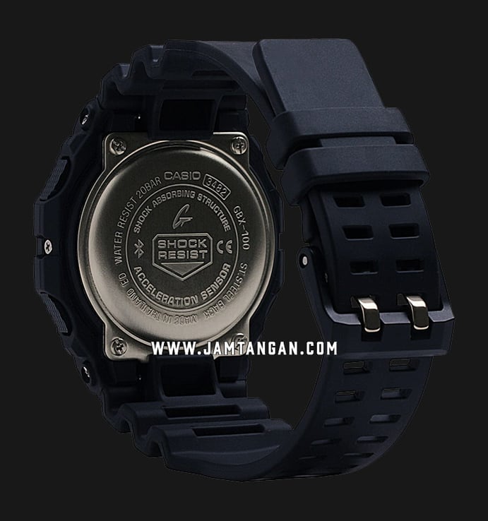 Casio G-Shock GBX-100NS-1JF Night Surf Men Black Digital Dial Black Resin Band