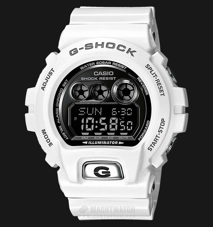 Casio G-Shock GD-X6900FB-7JF Men Digital Dial White Resin Strap