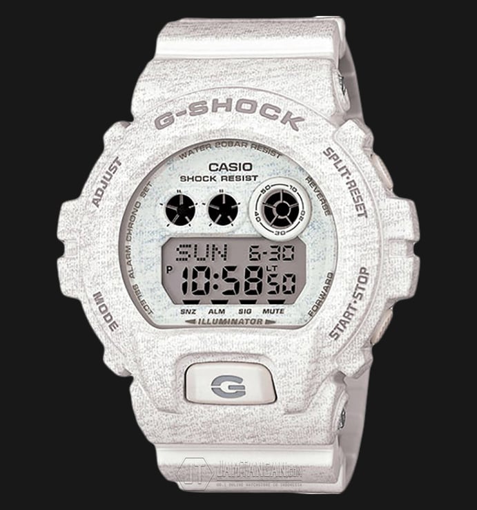 Casio G-Shock GD-X6900HT-7DR Digital Dial White Resin Band