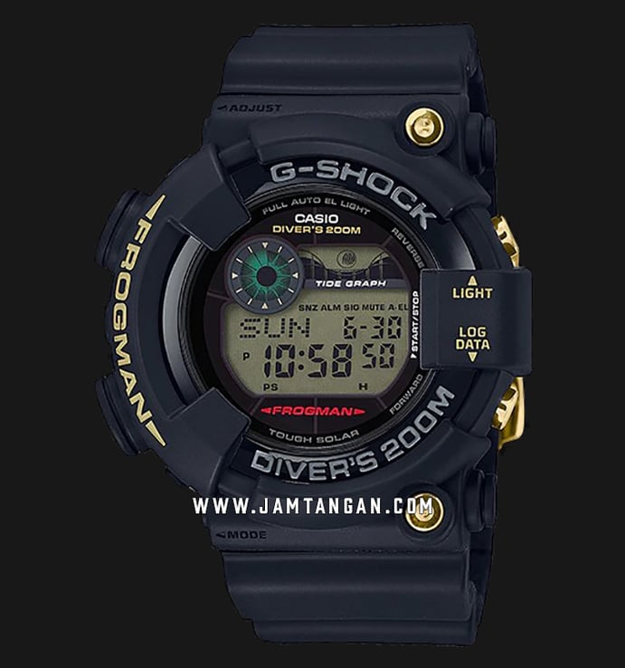 Casio G-Shock GF-8235D-1BDR 35th Anniversary Frogman Limited Edition Digital Dial Black Resin Band