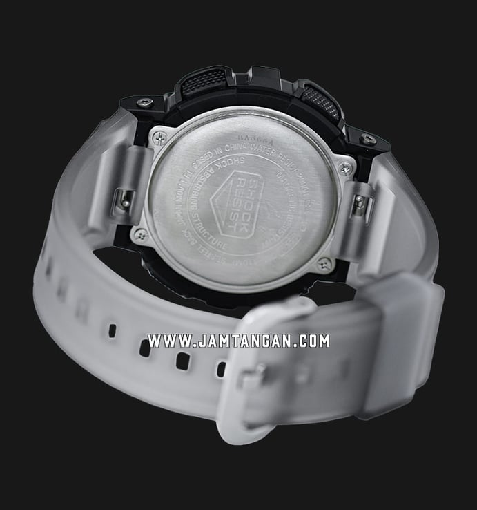 Casio G-Shock GM-110MF-1ADR Midnight Fog Series Digital Analog Dial Grey Translucent Resin Band