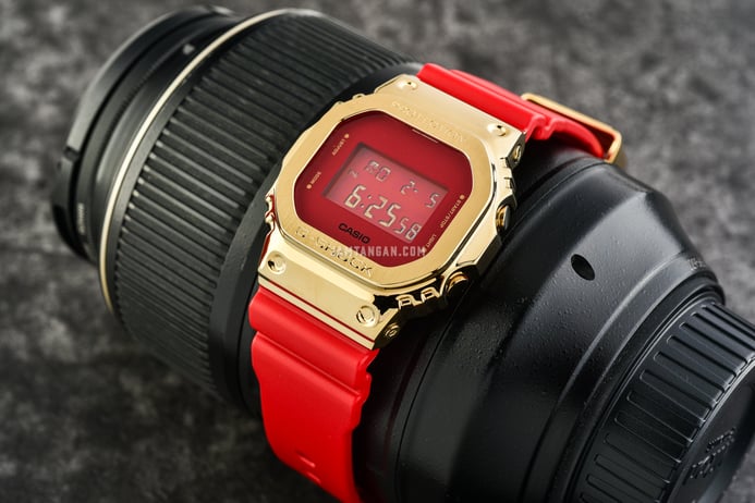 Casio G-Shock GM-5600CX-4DR New Year Of The Ox Zodiac Digital Dial Red Resin Band Limited Edition