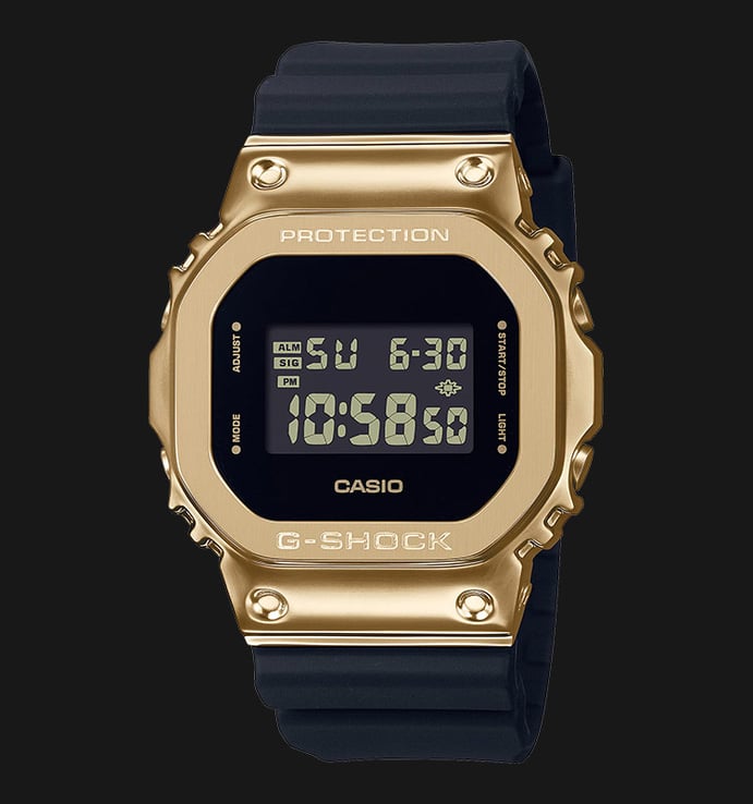 Casio G-Shock GM-5600G-9DR Digital Dial Black Resin Strap