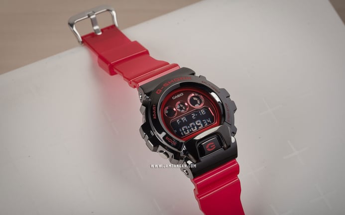 Casio G-Shock GM-6900B-4DR 25th Anniversary Red Digital Dial Red Resin Band