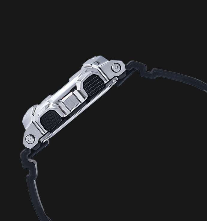 Casio G-Shock Women GM-S110-1ADR Tough Charm Digital Analog Dial Black Resin Band