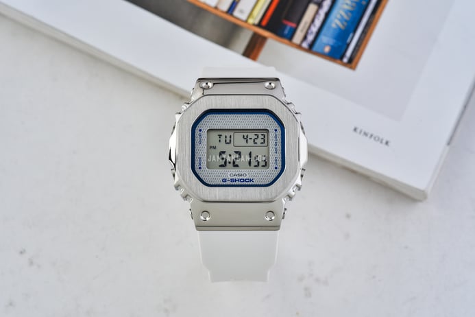 Casio G-Shock GM-S5600LC-7DR Lovers Collection Seasonal Pair Digital Dial White Resin Band