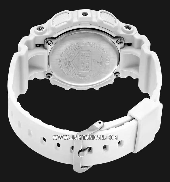 Casio G-Shock GMA-S120MF-7A1DR Metallic Face Grey Digital Analog Dial White Resin Band