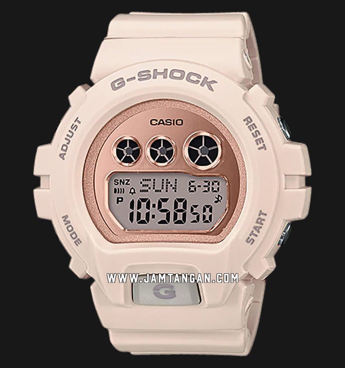 Casio G-Shock S Series GMD-S6900MC-4DR Digital Dial Biege Resin Strap