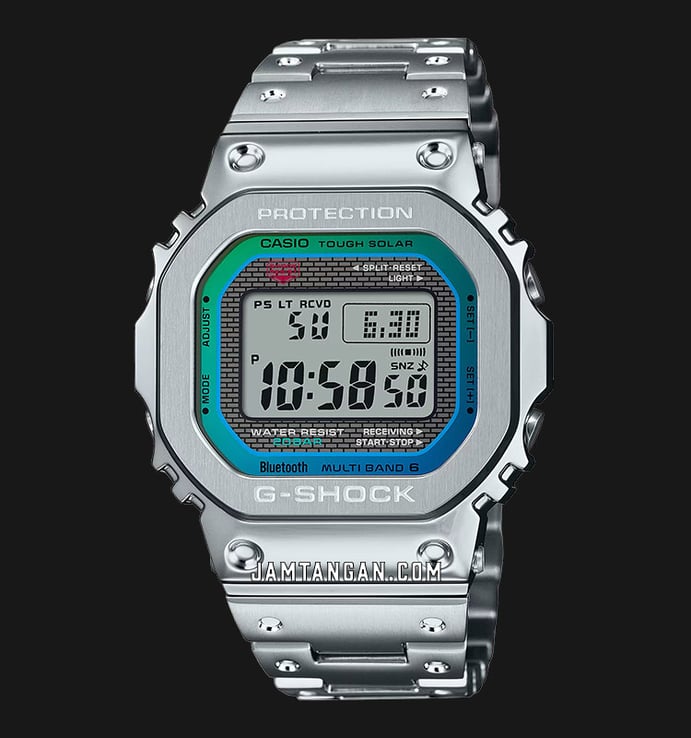 Casio G-Shock GMW-B5000PC-1DR Full Metal 40th Anniversary In Full Spectrum Style St. Steel Band