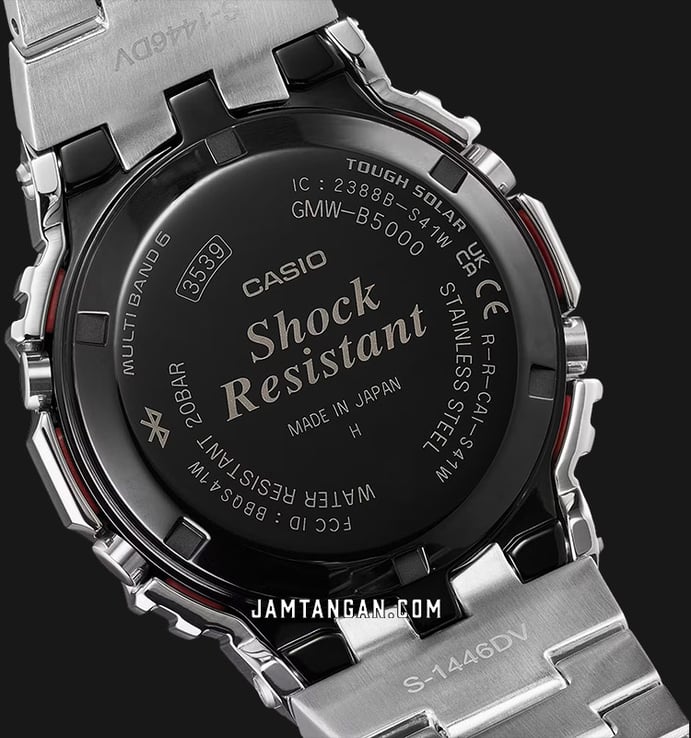 Casio G-Shock GMW-B5000PC-1DR Full Metal 40th Anniversary In Full Spectrum Style St. Steel Band