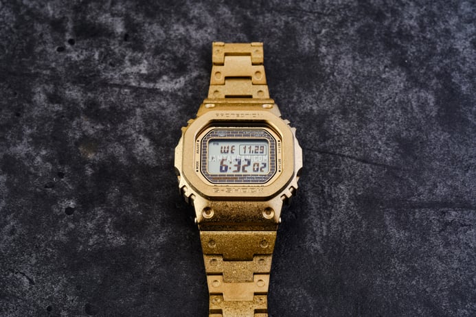 Casio G-Shock GMW-B5000PG-9DR 40th Anniversary RECRYSTALLIZED Stainless Steel Band Limited Edition