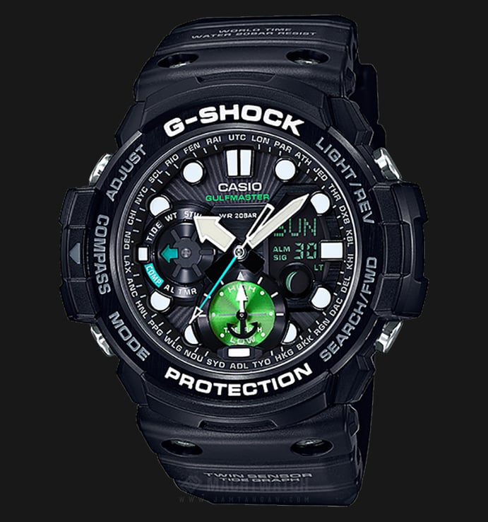 Casio G-Shock GULFMASTER GN-1000MB-1AJF Stainless Steel Resin Band