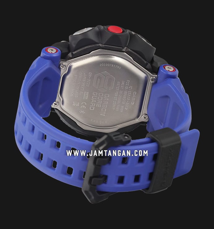 Casio G-Shock Gravitymaster GR-B200-1A2JF Carbon Core Guard WR 200M Blue Resin Band