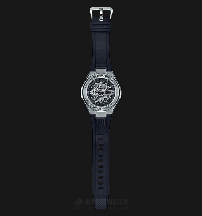 Casio G-Shock G-Steel GST-410-1AJF Men Digital Analog Watch Black Resin Band