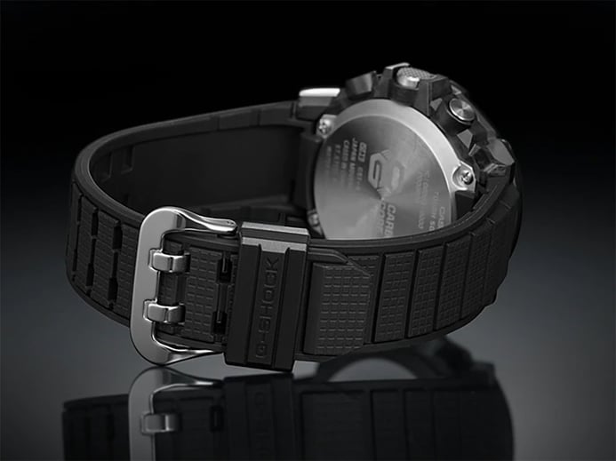 Casio G-Shock GST-B300WLP-1ADR G-Steel Tough Solar Digital Analog Dial Black Resin Band