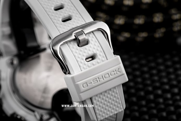 Casio G-Shock G-Steel GST-W300-7AJF Tough Solar White Digital Analog Watch White Resin Band