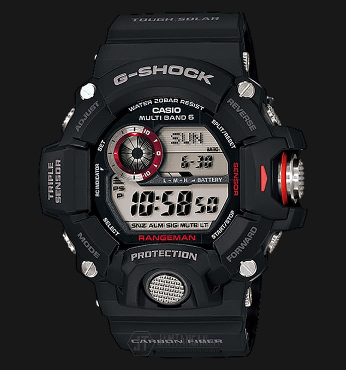 Casio G-Shock GW-9400J-1JF Multi Band Water Resistant 200M Resin Band (JDM)