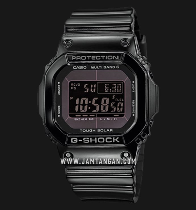 Casio G-Shock GW-M5610BB-1ER Multiband 6 Digital Dial Black Resin Strap