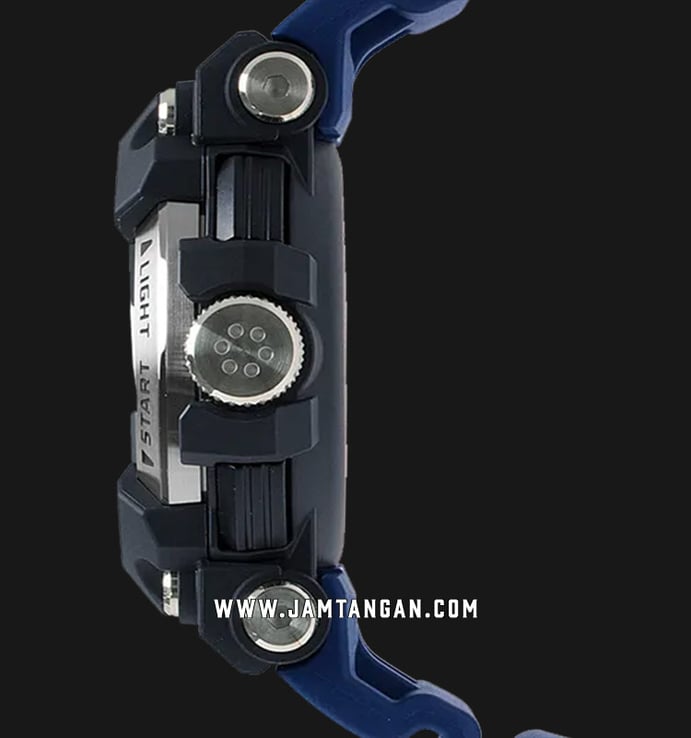 Casio G-Shock Frogman GWF-A1000-1A2DR Tough Solar Black Digital Analog Dial Blue Navy Resin Strap