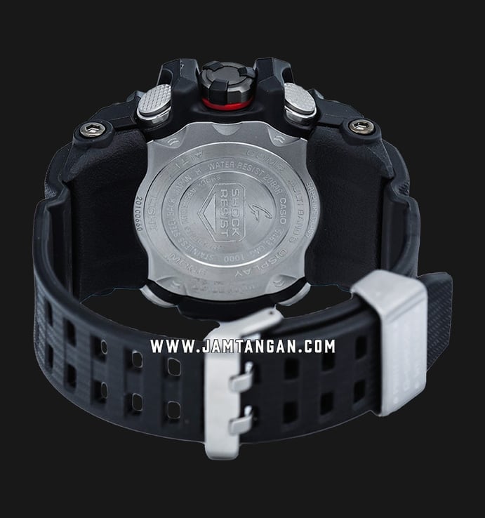 Casio G-Shock Mudmaster GWG-1000-1ADR Triple Sensor Digital Analog Dial Black Resin Band
